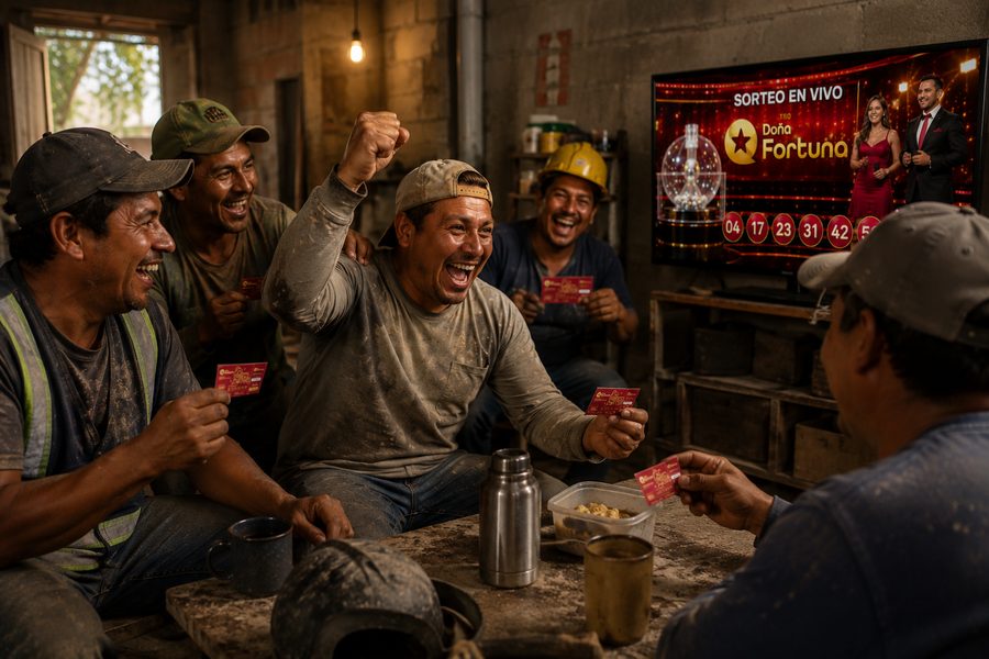 Personas reales participando en Doña Fortunia